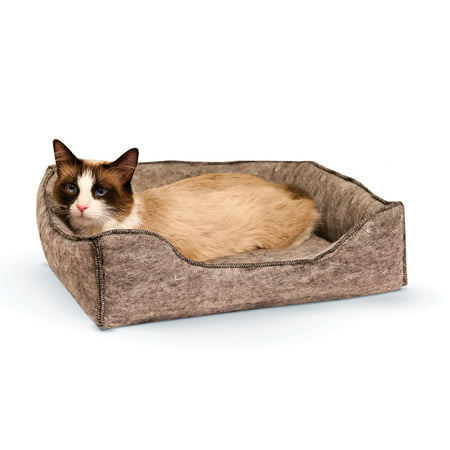 K&H Pet Products Amazin Kitty Lounge Sleeper Gray 13u0022 x 17u0022