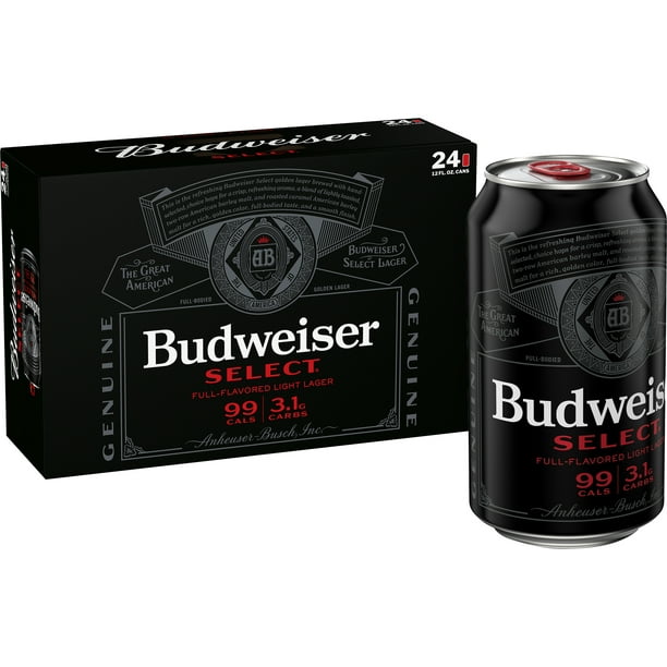 Budweiser Select Light Beer 24 Pack 12 Fl Oz Cans 4 3