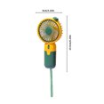 thumbnail image 3 of Handheld Fan, Portable Mini Fan, Rechargeable Personal Fan, Plastic Material, Low Noise Operation, with Led Light, for Summer, Outdoor, and Dormitory Use, Yellow, by FAJHHA, 3 of 8