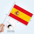 thumbnail image 4 of Anley Spain Mini Flag 12 Pack - Hand Held Small Miniature Spanish Flags on Stick - 5x8 Inch with Solid Pole & Spear Top, 4 of 6
