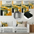 thumbnail image 4 of Designart "Yellow And Green Pastoral Bold horizon IX" Abstract Metal Art Living Room, 4 of 5