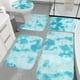 thumbnail image 1 of Xihbxyly Juego de Alfombrillas de Baño de 5 Piezas En Varios Colores, Suave Tejido de Terciopelo, Muy Absorbentes y Antideslizantes, con Un Soporte Cómodo para Los Pies, Lavables a Máquina, Ideales p, 1 of 7