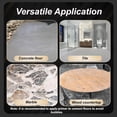 thumbnail image 6 of Epoxy Floor Paint, Epoxy Sand Floor Paint, High Gloss Marble Effect Coating for Concrete, Waterproof, Non-Slip, for Basement, Wood Floors, Garage, Outdoor ,Purple,1kg(32oz), 6 of 7