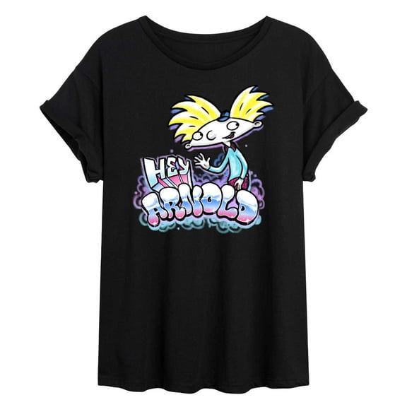 Hey Arnold! - Graffiti Arnold - Women's Oversized T-Shirt