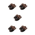 thumbnail image 2 of Qarigey Zapatillas de casa Suministros de invierno Zapato cálido Parejas impermeables Estilo coreano Hombre Mujer Mujer Hombre Marrón oscuro Type2 NO2, 2 of 6