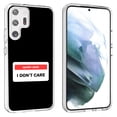 thumbnail image 1 of TalkingCase Slim Phone Case Compatible for Samsung Galaxy S23 Ultra 2023, I Don't Care Print, Lightweight, Flexible, USA, 1 of 7