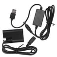 thumbnail image 2 of USB DC Coupler Dummy Battery, Plug And Play -E6 Dummy Battery DC Coupler Kit Plastic Heat Dissipation Safe  For 6D For 5D4 For 5D3 For 5D2, 2 of 8