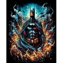 Batman Diamond Painting Kits for Adults,Superhero Diamond Painting,Justice Diamond Art,Suitable for Home Wall Decoration 12x16 Inch