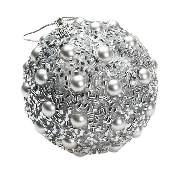 Christmas Garland Acrylic Chandelier Teardrop Vintage Glass Christmas Beads Christmas Rhinestone Glitter Baubles Xmas Tree Ornament Decoration 8CM