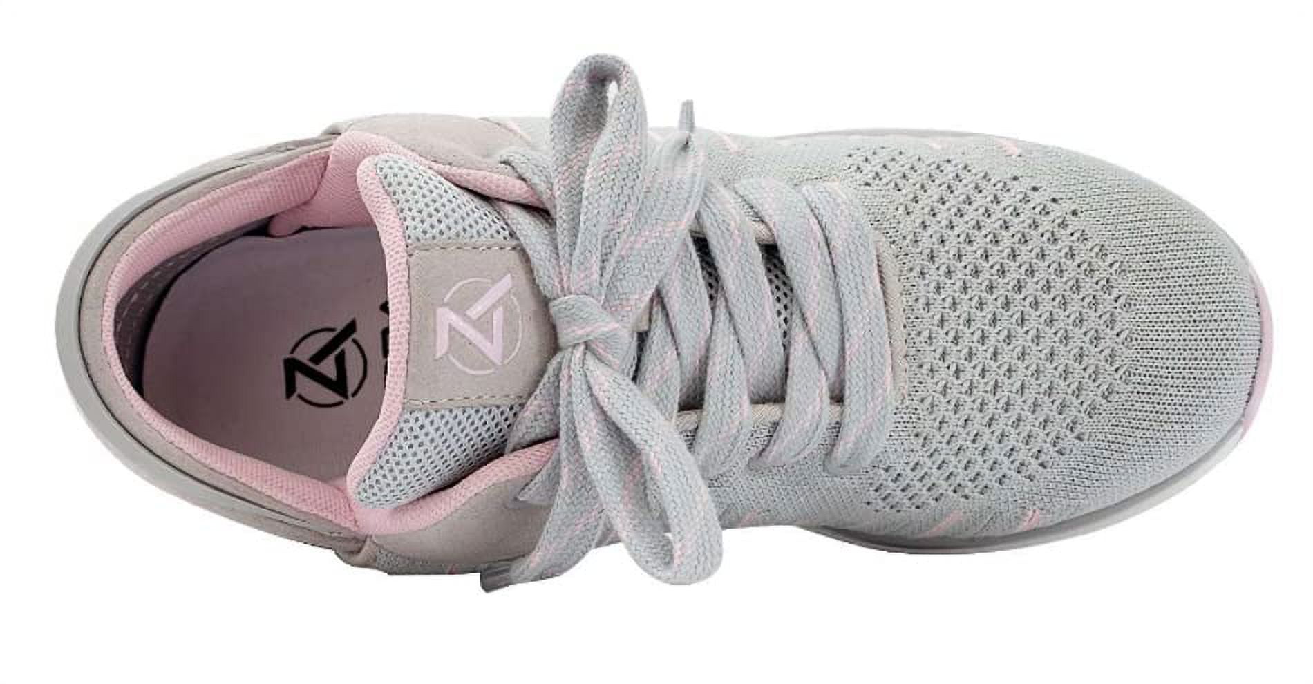 Zeba Walking Shoes Sneakers Womens Size 8.5 Gray Rose Pink Comfort Zeba Hands Free Sneaker (Women) - Rose Gray – The Heel Shoe  main image 3