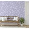 thumbnail image 5 of S4Sassy Floral Blossom Print Wallpaper - Purple Wall Covering, 25" X 360" Self-Adhesive Vinyl Walls Paper, Wallwrap, Easy Diy Walls Covering For Kids Bedroom, Room Wall Decor, Playroom Wallpaper, 5 of 9