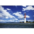 thumbnail image 2 of Alan Hausenflock 4x24 White Modern Wood Framed Wall Art Titled - Barnegat Bay Light II, 2 of 5