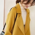 thumbnail image 4 of Maydear Women's Autumn Woolen Coat, The Collar of the Suit is Medium-length Double-faced Wool Coat, 4 of 5