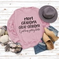 thumbnail image 4 of Mom Grandma Great Letters Sweatshirt Women Crewneck Long Sleeve Casual Loose Pullover Top Mothers Day T-Shirt, 4 of 8