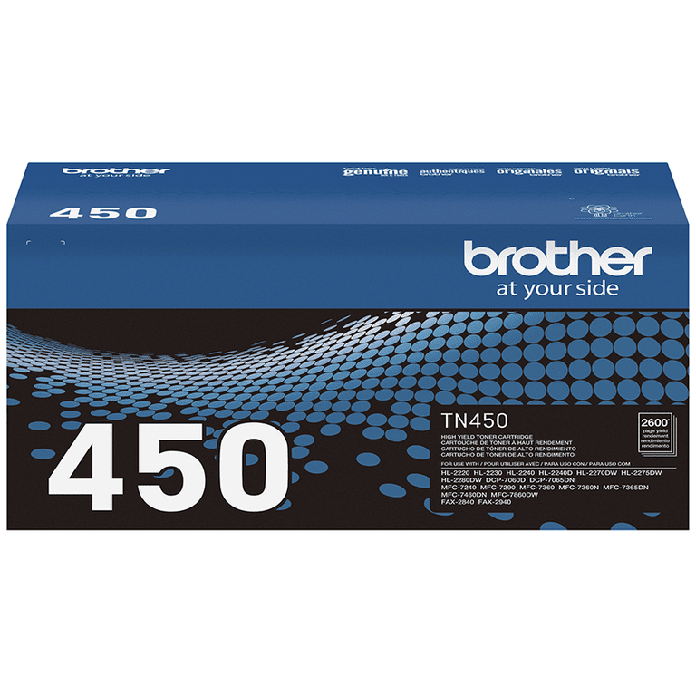 Brother Genuine TN450 High Yield Toner Cartridge photo 1