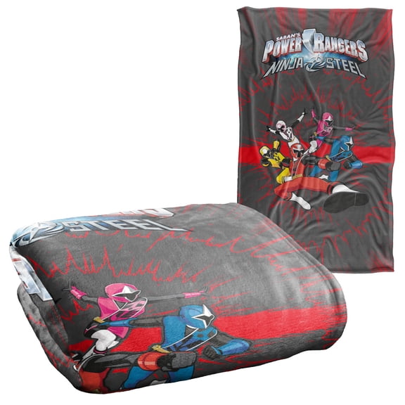 Power Rangers Ninja Team Silky Touch Super Soft Throw Blanket 36" x 58"