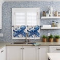 thumbnail image 6 of Kitchen Curtains and Valances Set, Rod Pocket Window Valance 18 Inch Window Curtain Panels for Living Room Bedroom Laundry, 27.5x36in, 3 Pieces, 6 of 7