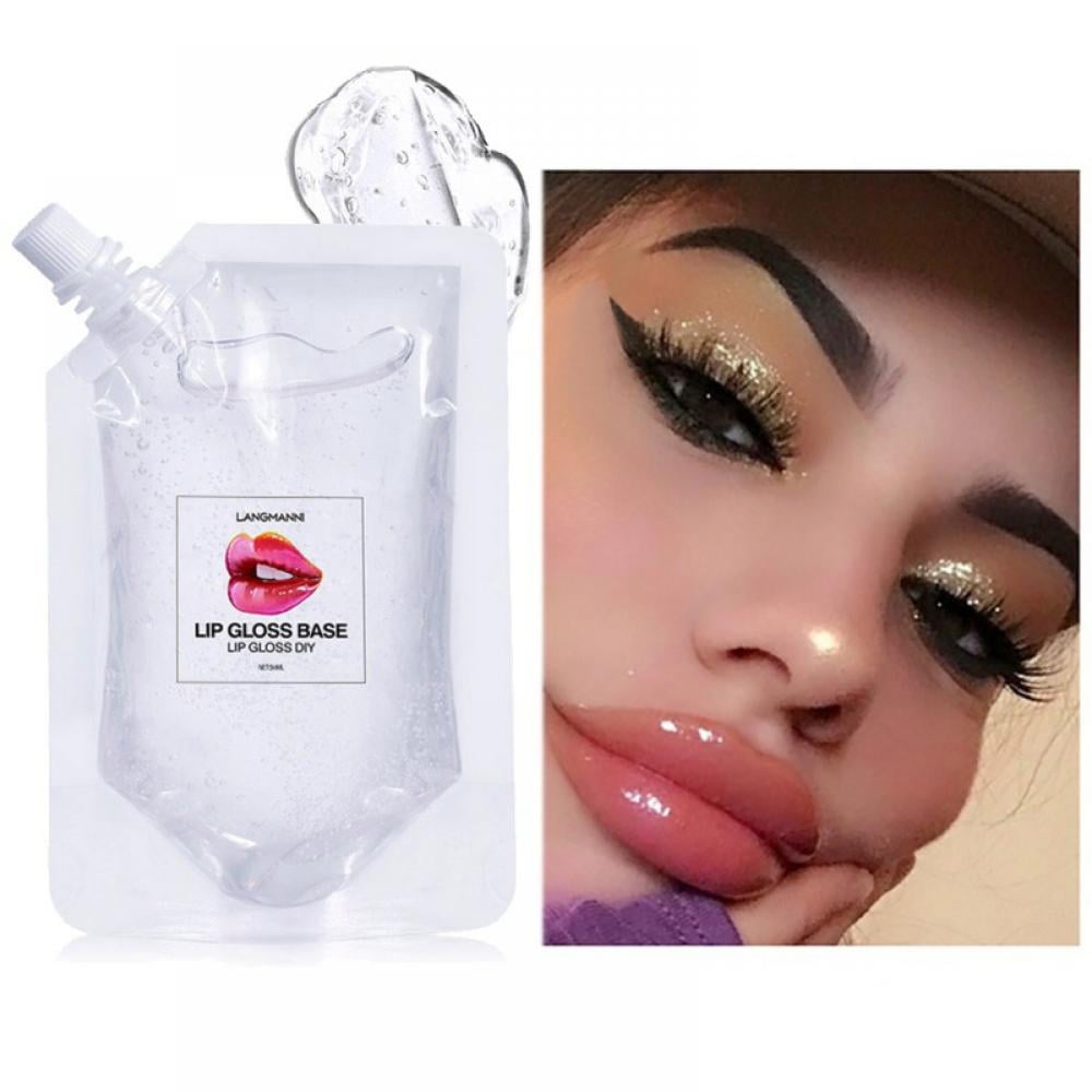 500ml DIY Clear Lip Gloss Base Gel DIY Moisturizing Lipstick Material Gel Lipgloss  Base Gel for Handmade Lip Gloss Wholesale