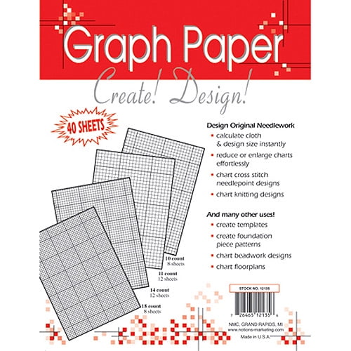 Needlework Graph Paper 81/2" x 11", 40pk