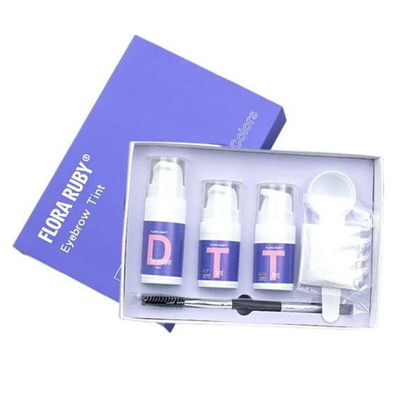 de tinte de ñas para cejas, traje de crema para el hogar, salón de belleza, mujeres Negro y ón Zulema Kits de tinte para pestañas y cejas