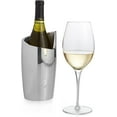 thumbnail image 3 of Nambe Spiral 8.5" H Wine Chiller, Tabletop Metal Wine Cooler Bucket, Insulated, 3 of 7