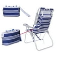 thumbnail image 5 of Ultimate 17 inch High Seat Aluminum Tall Backpack Beach Chair for Adults Heavy Duty | Lay Flat, 5 Reclining Positions | Removable Insulated Cooler Pouch | 300 lbs Weight Capacity, 5 of 9