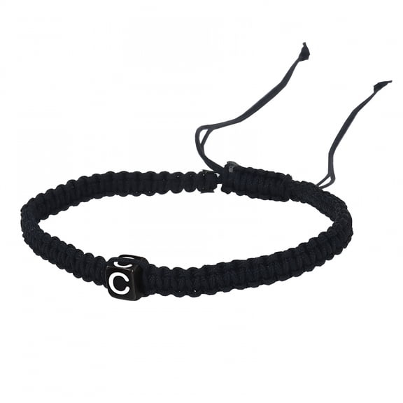 DESIGNICE Initial String Bracelets for Women Men Teen Girls Boys Handmade Rope Braided Bracelet Minimalist Jewelry Matching Couple Bracelets Bracelet Stack Boho Bracelets for Women Trendy Beaded