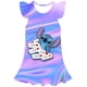 thumbnail image 1 of 2023 año Disney Stitch Girl vestidos casuales verano estampado de flores vestido sin mangas disfraces fiesta de cumpleaños serie Disney faldas 6T Gao Jinjia LED, 1 of 2