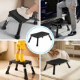 thumbnail image 6 of YEEZEE Folding Step Stool,Height-Adjustable with Non-Slip Surface Ideal for Kitchens and Home Use Folding Ladder, 6 of 10