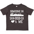 thumbnail image 3 of Inktastic San Diego Someone Loves Me Skyline Boys or Girls Toddler T-Shirt, 3 of 5