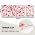 thumbnail image 5 of Red Christmas Snowman Pattern Kitchen Rug Mat,Kitchen Runner Rugs Non Skid Washable,Decorative Kitchen Floor Mats for Kitchen,Sink,Laundry,17"X47", 5 of 5