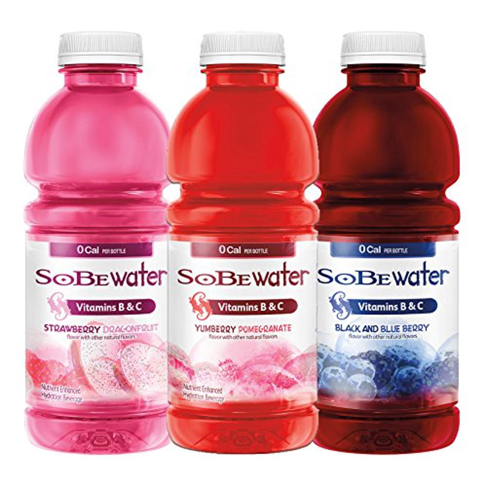 Sobe Water Variety Pack, 3 Flavor Variety Pack, 20 Fl Oz (Pack of 12