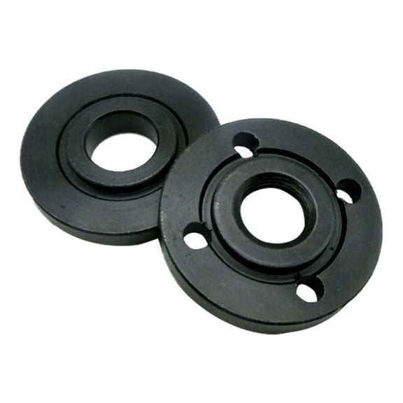 Threaded Angles Grinder Flange Nut Inner Outer Flange Nut for Power Tool Carbon Steel Plate Splints Clamps