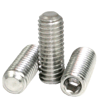 Socket Set Screw, Flat Point, 10-32 x 1/4", Stainless Steel, 18-8, Hex Socket Drive (Quantity: 2500)