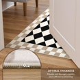 thumbnail image 5 of Checkered Washable Rug Runners for Hallways Non Slip,2x7 Black Kitchen Bathroom Runner Rug,Trellis Low Pile Indoor Carpet Runner for Bedroom Entryway Foyer, 5 of 8