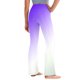 thumbnail image 5 of Odeerbi 2-13 Años Niñas Pierna Ancha Pantalones Yoga Gradiente Workout Danza Deportes Atlético Pantalones Elasticidad Lindo Alta Cintura Pantalones Pierna Recta, 5 of 9