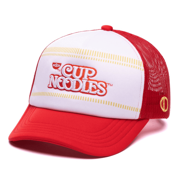 ODD SOX – Cup Noodles Trucker Hat for Men & Women – Adjustable Mesh Snapback Cap, Retro Food Gift