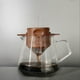 thumbnail image 1 of Filtro de café reutilizable de acero inoxidable • Cesta plegable para infusiones de té y café • Sirve en cualquier taza • Malla fina • Apto para lavavajillas • 7,5x6,5cm, 1 of 4