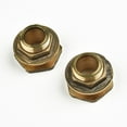 thumbnail image 6 of FANJIE 2PCS 1/2" Brass Water Tank Connector Rain Barrel Rain Buckets Connection, 6 of 9