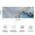 thumbnail image 3 of Blue Marble Gold Line Pattern Bathroom Rugs Mat,Non Slip Microfiber Bathroom Rug,Rubber Backing,Soft Bathroom Mats for Bathroom Floor,Tub and Shower,47x17in(120x43cm), 3 of 5