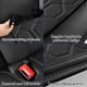 thumbnail image 4 of Cojín para asiento de coche,almohadilla de cuero perforado transpirable,soporte para todas las estaciones para conductor y pasajero,cojín cómodo para asiento de coche,protector ergonómico para, 4 of 6