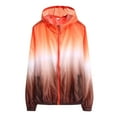 thumbnail image 2 of YDDIAN Womens Windbreaker Jacket Lightweight 90s Retro Wind Breakers Orange M, 2 of 8
