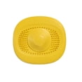 thumbnail image 1 of 4 Colors Rubber Silicone Hair Deodorant Filter Floor Filter Tub Stopper Drain Plug Floor Drain YELLOW 1PCS, 1 of 1