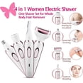 thumbnail image 3 of Electric Razors for Women Bikini Shaver for Women 4 in 1 Trimmer, Razors for Shaving Pubic Hair Remover, Painless & Safety for Pubic Body Facial Hair Removal, 3 of 7