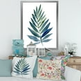 thumbnail image 3 of Designart 'Tropical Green Leaf On White' Farmhouse Framed Art Print, 3 of 4
