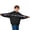Black, variant on Toddler Hoodies Sweatshirts for Girls Letter Print Casual Hooded Pulloverful Kids Fleece Jacket Top Trendy Cute Sweatshirt With Pocket Size 3-4T