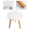 thumbnail image 5 of Petit Tabouret Rond en Bois pour Exposition de Thé, Usage Intérieur 1Pcs 8.7x7.9in, 5 of 5
