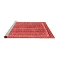 thumbnail image 2 of Ahgly Company Machine Washable Indoor Rectangle Abstract Red Modern Area Rugs, 2' x 4', 2 of 4