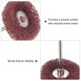 thumbnail image 4 of Unique Bargains 25pcs Abrasive Wheel 1 Inch 320 Grit 3/32' Shank Scraping  Pads,  Red, 4 of 5