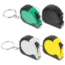 unbranded  4 Pcs Retractable Measure Tool Keychain Measuring Tape Mini Plants Ornaments Child